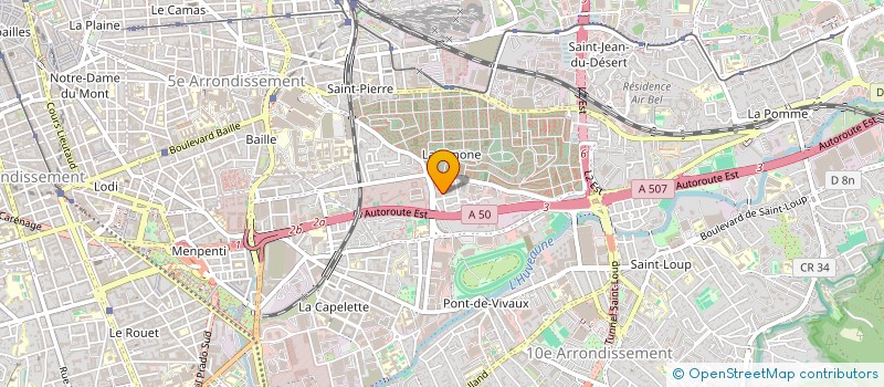 localisation de l'entreprise MONSIEUR FABIEN ERHEL  MARSEILLE