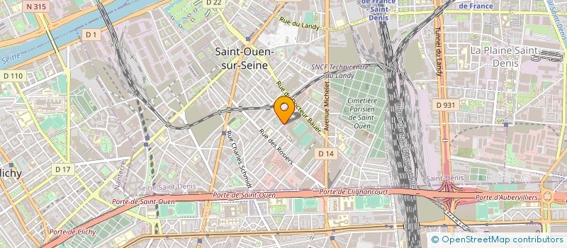 localisation de l'entreprise MONSIEUR FABIEN ESNARD-LASCOMBE à SAINT-OUEN-SUR-SEINE