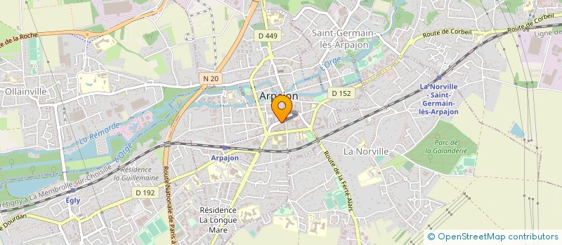 localisation de l'entreprise MONSIEUR FABIEN ETCHEPARE à ARPAJON
