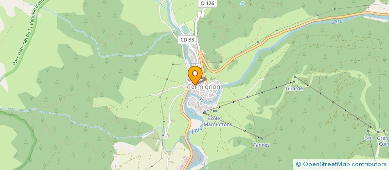 localisation de l'entreprise MONSIEUR FABIEN ETHIEVANT à VAL-CENIS