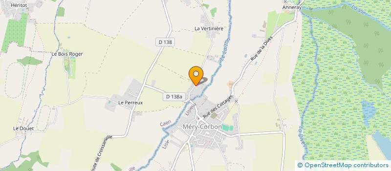 localisation de l'entreprise MONSIEUR FABIEN EUDELINE  CLEVILLE