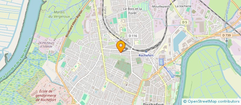 localisation de l'entreprise MONSIEUR FABIEN EUGENE  ROCHEFORT