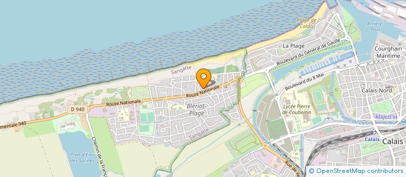 localisation de l'entreprise MONSIEUR FABIEN FAGOT  SANGATTE