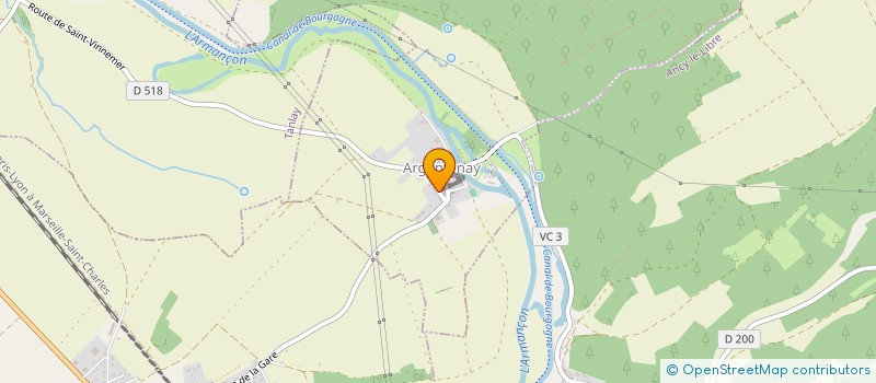 localisation de l'entreprise MONSIEUR FABIEN FAILLOT  ARGENTENAY