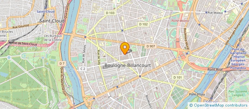 localisation de l'entreprise MONSIEUR FABIEN FAURE à BOULOGNE-BILLANCOURT