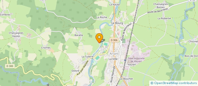 localisation de l'entreprise MONSIEUR FABIEN FAYE  ARLANC