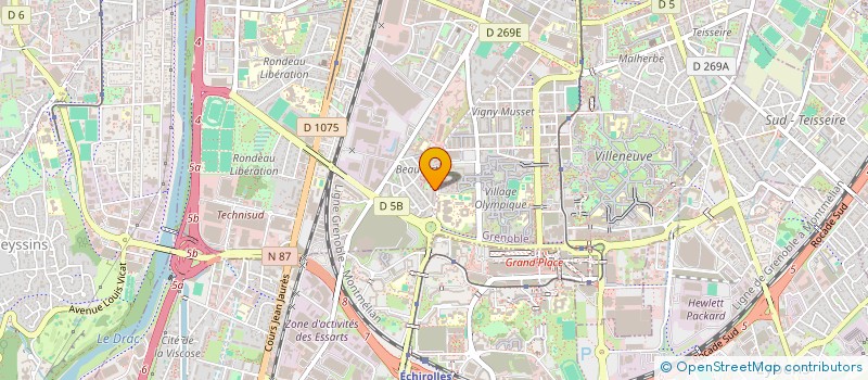 localisation de l'entreprise MONSIEUR FABIEN FAYOLLE  GRENOBLE