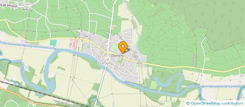 localisation de l'entreprise MONSIEUR FABIEN FERLIN  DAMERY