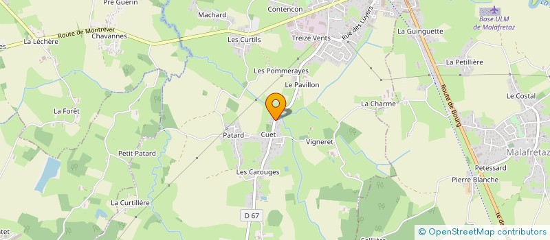 localisation de l'entreprise MONSIEUR FABIEN FERNANDEZ à MONTREVEL-EN-BRESSE