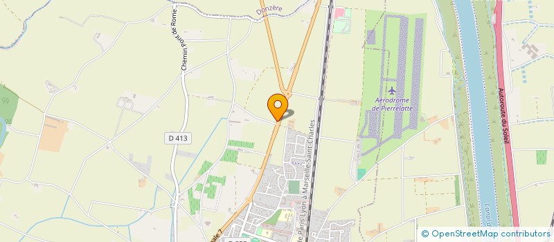 localisation de l'entreprise MONSIEUR FABIEN FERNANDEZ  PIERRELATTE