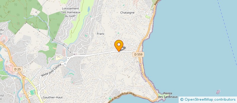 localisation de l'entreprise MONSIEUR FABIEN FERNANDEZ à SAINTE-MAXIME