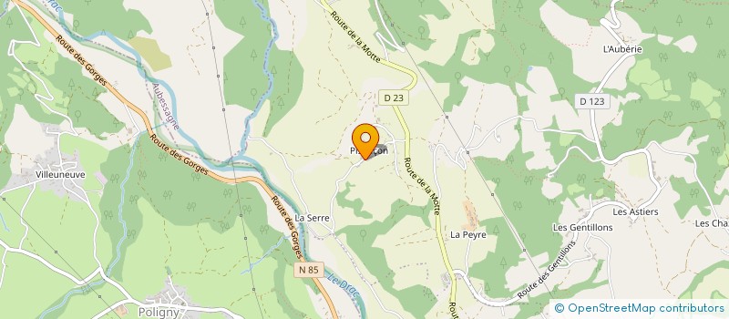 localisation de l'entreprise MONSIEUR FABIEN FERRARO  SAINT-BONNET-EN-CHAMPSAUR