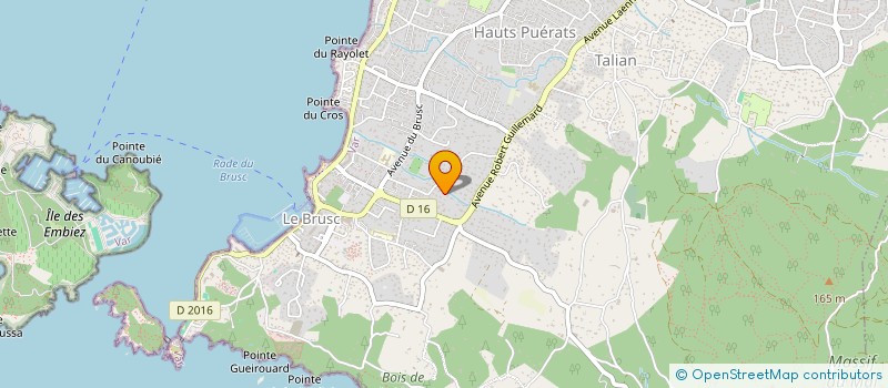 localisation de l'entreprise MONSIEUR FABIEN FERRIER à SIX-FOURS-LES-PLAGES