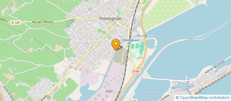 localisation de l'entreprise MONSIEUR FABIEN FERRIER à FRONTIGNAN