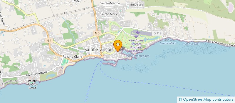 localisation de l'entreprise MONSIEUR FABIEN FESSEAU à SAINT-FRANCOIS