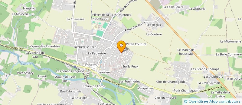 localisation de l'entreprise MONSIEUR FABIEN FESTOU  ESVRES