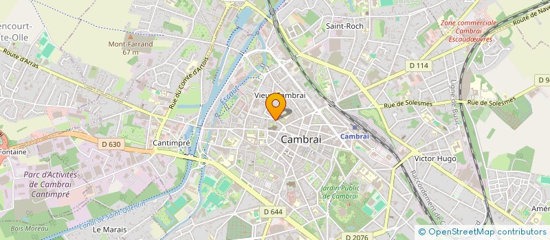 localisation de l'entreprise MONSIEUR FABIEN FEUILLET  CAMBRAI