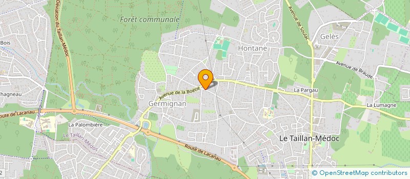 localisation de l'entreprise MONSIEUR FABIEN FEYSSAGUET  LE TAILLAN-MEDOC