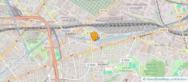 localisation de l'entreprise MONSIEUR FABIEN FIGUERAS à PANTIN
