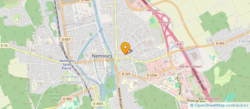 localisation de l'entreprise MONSIEUR FABIEN FLAVIGNY-ROBILLARD  NEMOURS