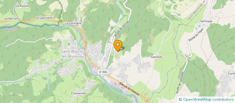 localisation de l'entreprise MONSIEUR FABIEN FOGERON à SAINT-MARCEL-LES-ANNONAY