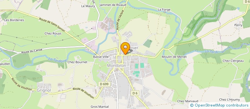 localisation de l'entreprise MONSIEUR FABIEN FONSECA  MONTBRON