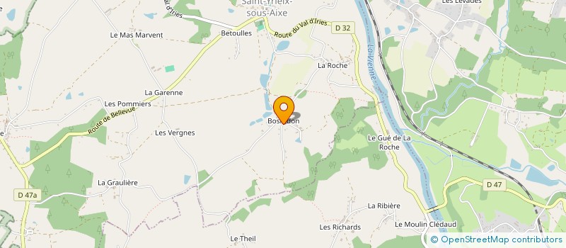 localisation de l'entreprise MONSIEUR FABIEN FONTAINE à SAINT-YRIEIX-SOUS-AIXE