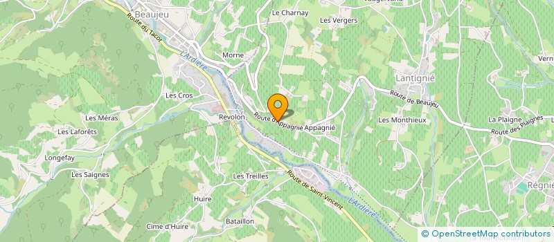 localisation de l'entreprise MONSIEUR FABIEN FOREST  LANTIGNIE