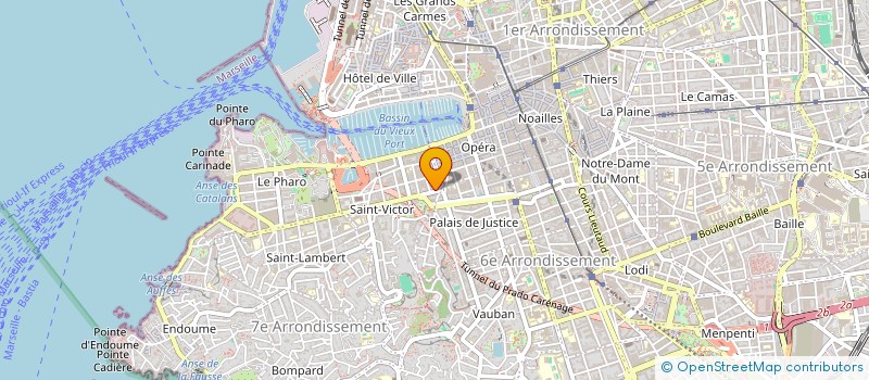 localisation de l'entreprise MONSIEUR FABIEN FOSSAT  MARSEILLE