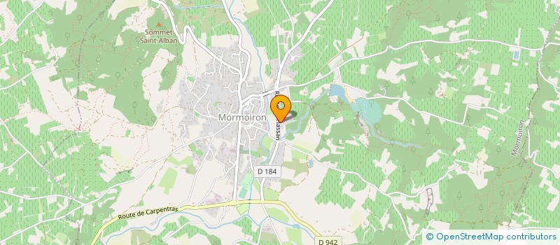 localisation de l'entreprise MONSIEUR FABIEN FRANCO  MORMOIRON