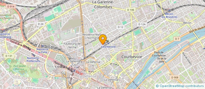 localisation de l'entreprise MONSIEUR FABIEN FRANCOIS à COURBEVOIE