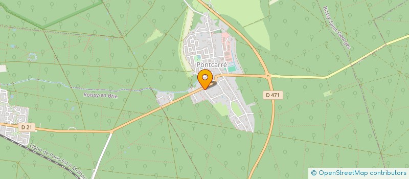 localisation de l'entreprise MONSIEUR FABIEN FRANCOIS  PONTCARRE