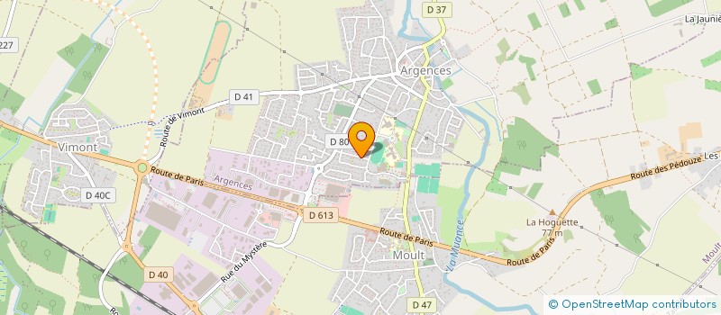 localisation de l'entreprise MONSIEUR FABIEN FRANCOISE  ARGENCES