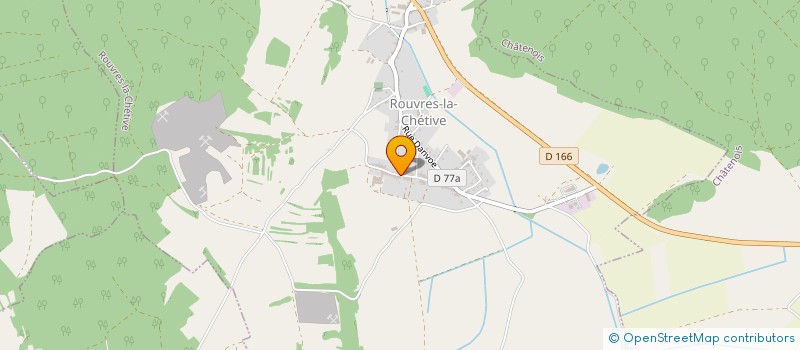 localisation de l'entreprise MONSIEUR FABIEN FREBY  ROUVRES-LA-CHETIVE