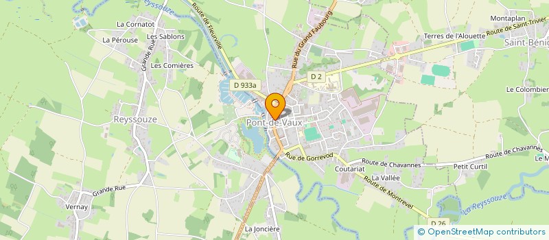 localisation de l'entreprise MONSIEUR FABIEN FRESSOZ à PONT-DE-VAUX