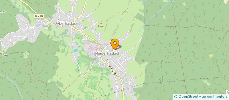 localisation de l'entreprise MONSIEUR FABIEN FRIEDRICH  NIEDERHASLACH