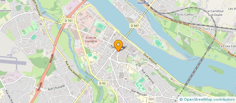 localisation de l'entreprise MONSIEUR FABIEN FROGER  SAUMUR