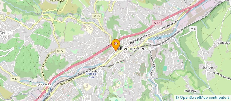 localisation de l'entreprise MONSIEUR FABIEN FULCHIRON  RIVE-DE-GIER