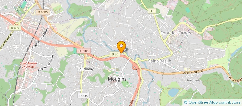 localisation de l'entreprise MONSIEUR FABIEN GABELLA  MOUGINS