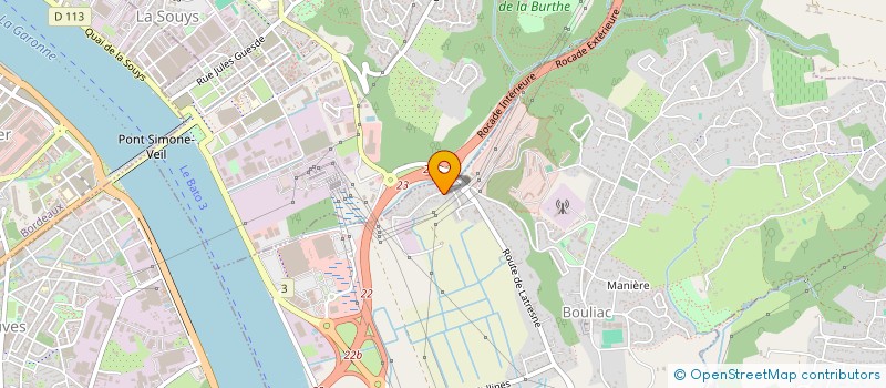 localisation de l'entreprise MONSIEUR FABIEN GADEAUD  BOULIAC