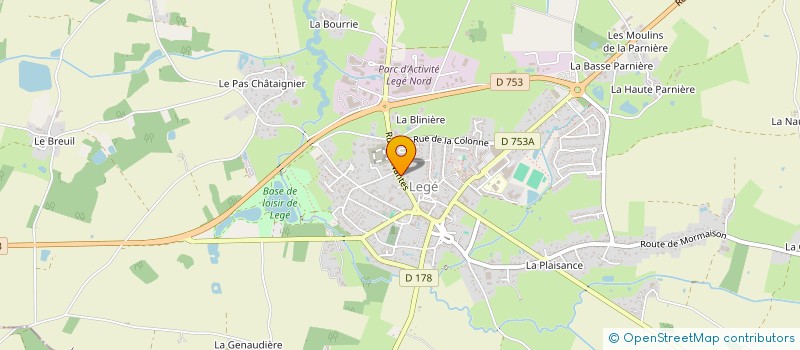 localisation de l'entreprise MONSIEUR FABIEN GAHERY  LEGE