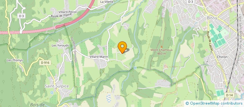 localisation de l'entreprise MONSIEUR FABIEN GAIDIOZ  LA MOTTE-SERVOLEX