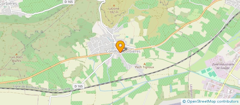 localisation de l'entreprise MONSIEUR FABIEN GALINIER  CONILHAC-CORBIERES