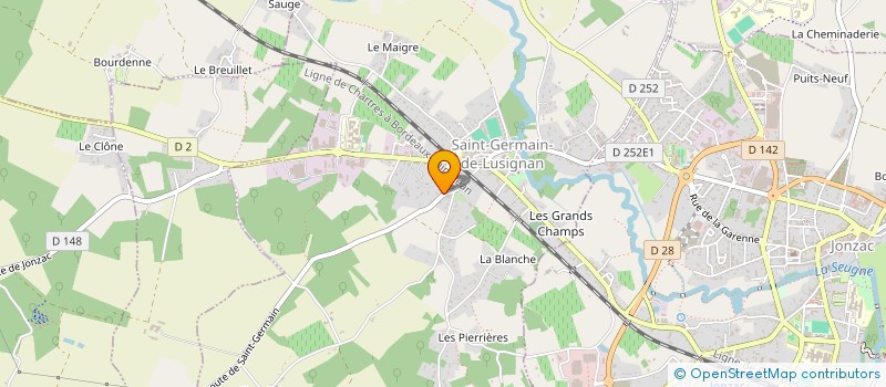 localisation de l'entreprise MONSIEUR FABIEN GALLEGO  SAINT-GERMAIN-DE-LUSIGNAN