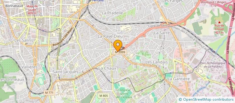 localisation de l'entreprise MONSIEUR FABIEN GARCIA  CLERMONT-FERRAND