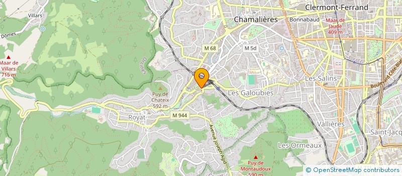 localisation de l'entreprise MONSIEUR FABIEN GARCIA à CHAMALIERES