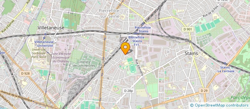 localisation de l'entreprise MONSIEUR FABIEN GARCIA à PIERREFITTE-SUR-SEINE