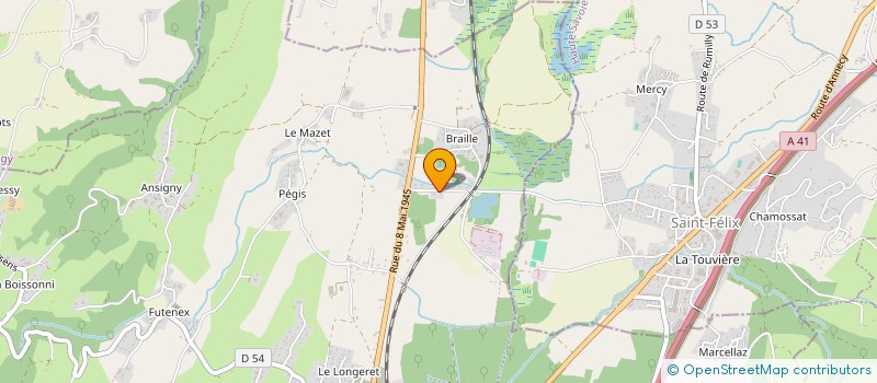 localisation de l'entreprise MONSIEUR FABIEN GARNIER  ENTRELACS