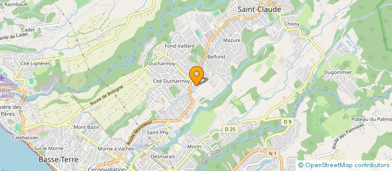 localisation de l'entreprise MONSIEUR FABIEN GAROSTE à SAINT-CLAUDE