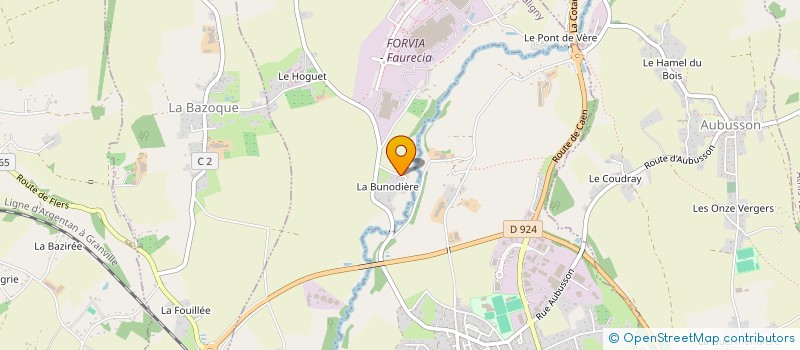 localisation de l'entreprise MONSIEUR FABIEN GARREAU à CALIGNY